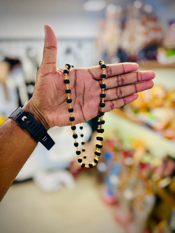 Gold Plated Karungali mala