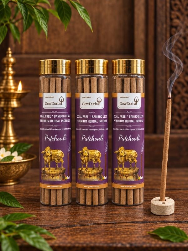 (3 pack) Patchouli Bamboo less Incense