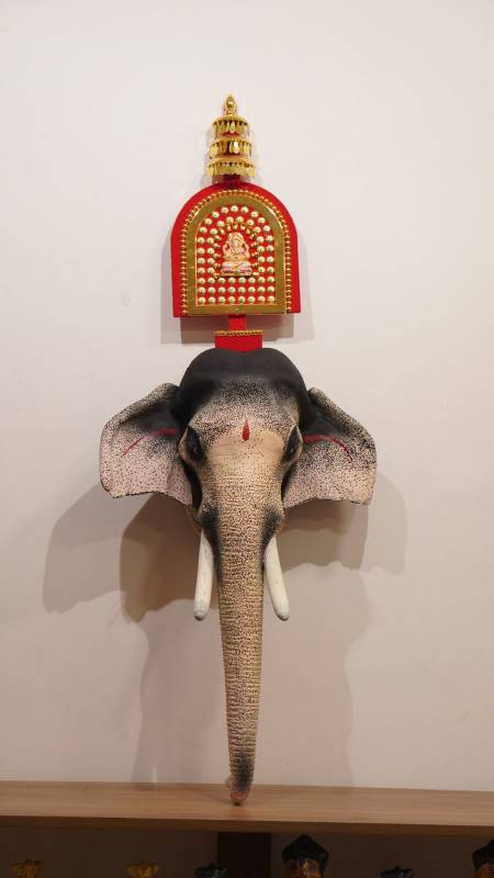 Elephant head and Kolam Combo