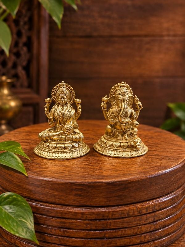 1.75 Inch Brass Miniature Idol