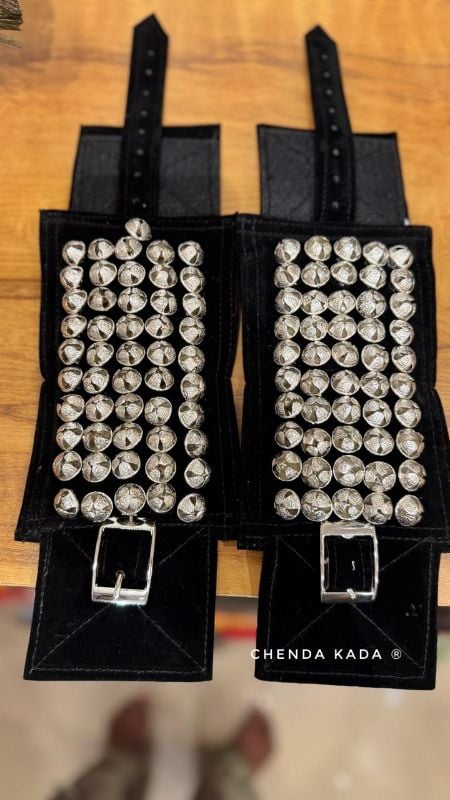 Black Five Layer Silver Bells Chilanka