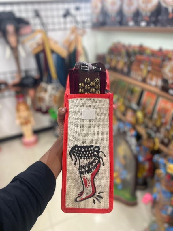 Maroon Four layer Light weight Chilanka With Bag for classical dance