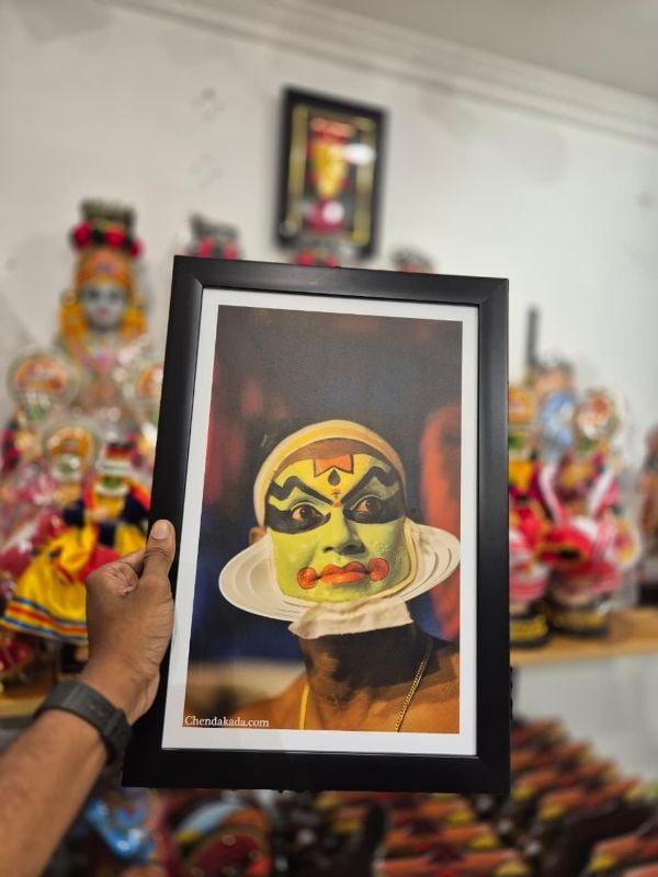 Kathakali facial expression 2 Photo Frame 16 x 11