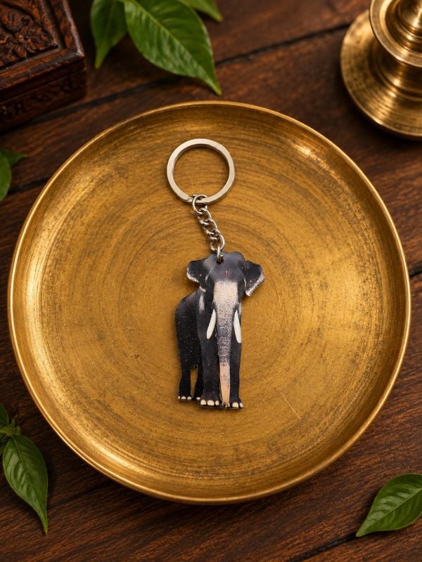 Mangalamkunnu Karnan Elephant keychain