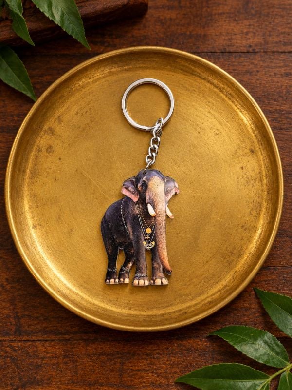 Chirakkal Kalidasan Elephant Keychain