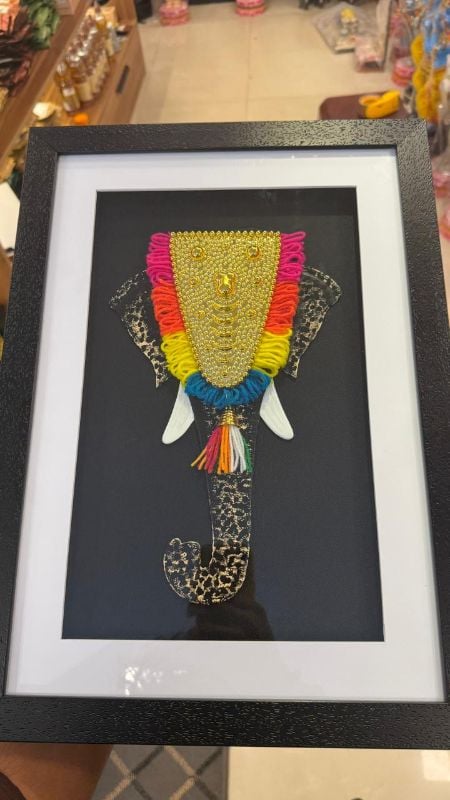 Elephant With Netipattam Frame