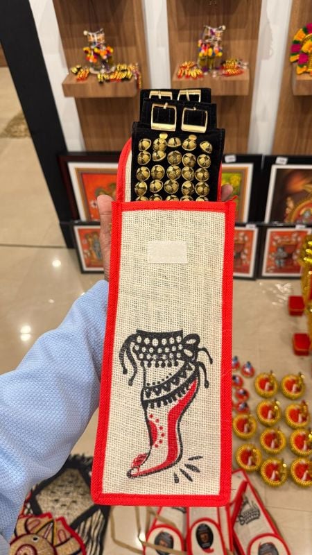 Black Five layer Chilanka Without Bag for classical dance