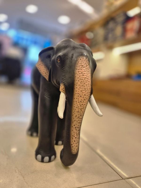 7 Inch Polymarble Elephant