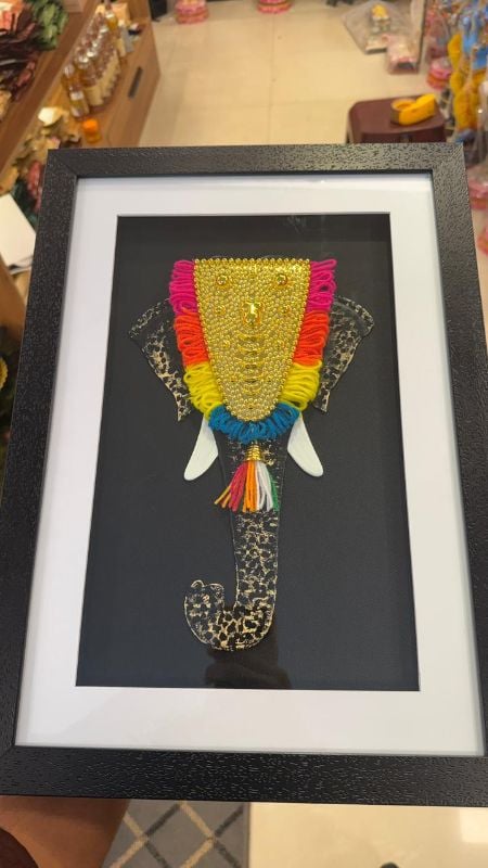 Elephant With Netipattam Frame