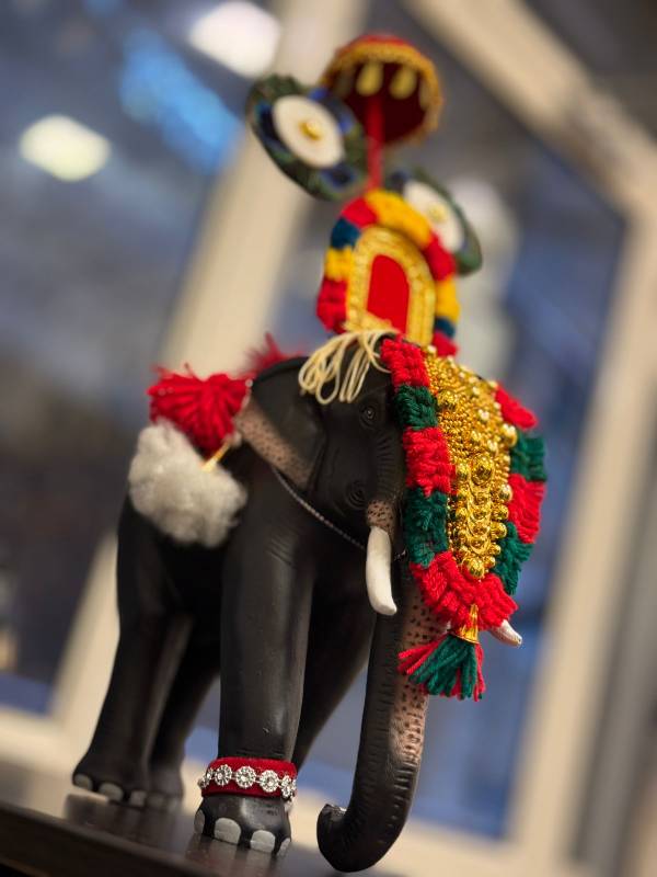 Elephant with Chamayam