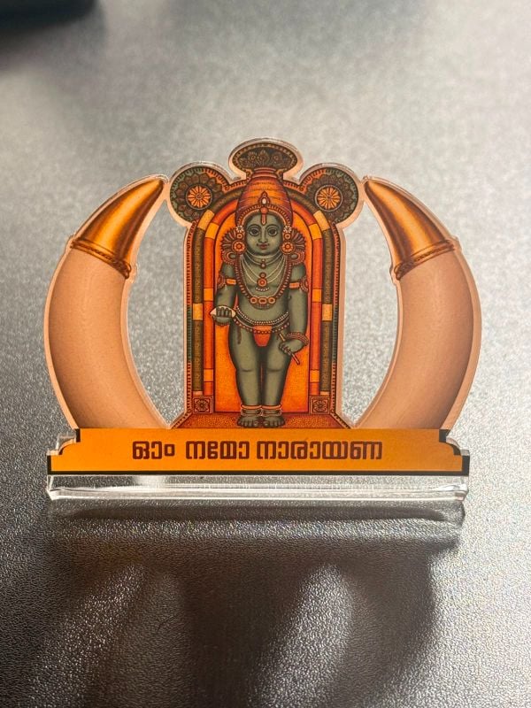 Car Dash Board Anakombu with Guruvayurappan