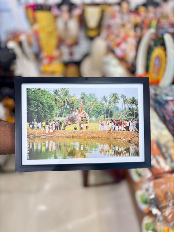 Peruvanam Pooram Photo Frame Model 2
