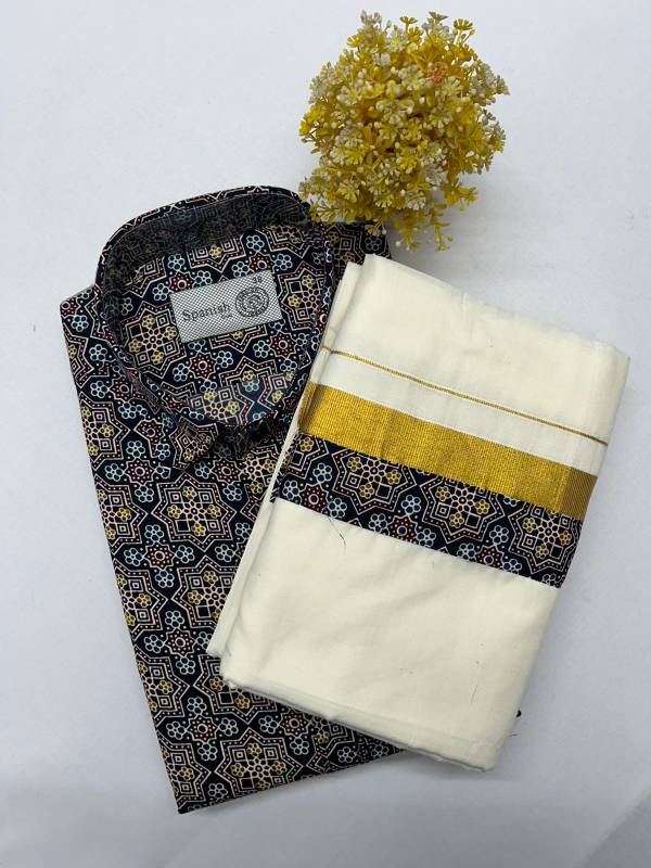 Onam combo Ajark printed model CK15 (22.A)