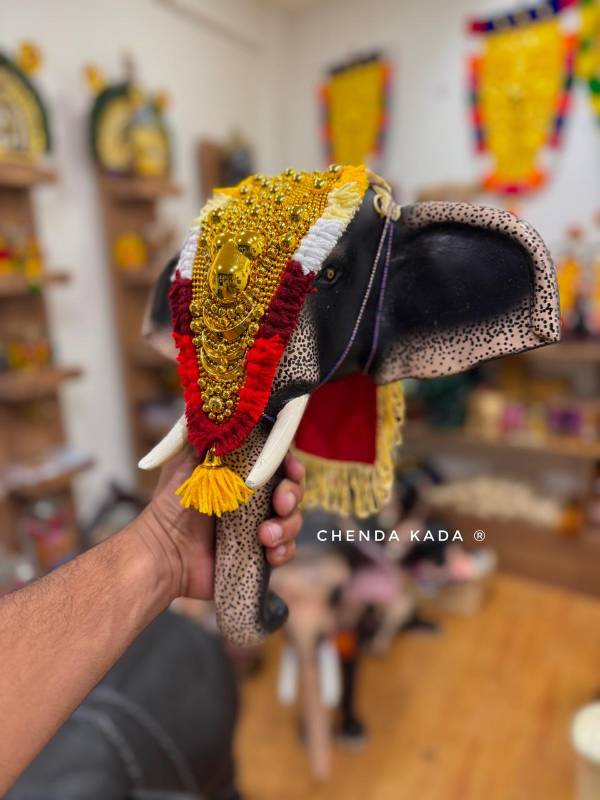 Fiber Elephant with Netipattam
