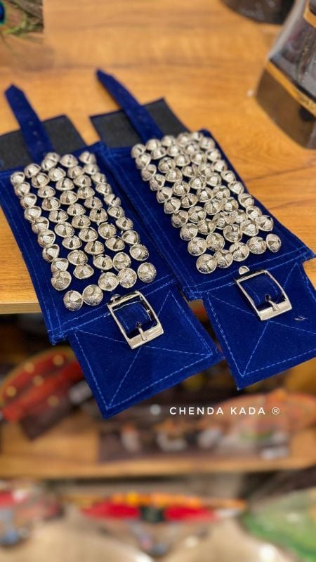 Blue Five Layer Silver Bells Chilanka