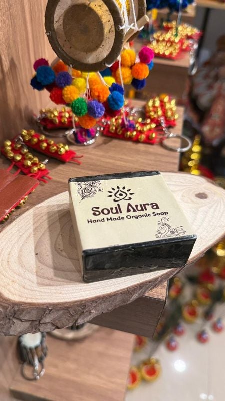 Charcoal Handmade organic soap