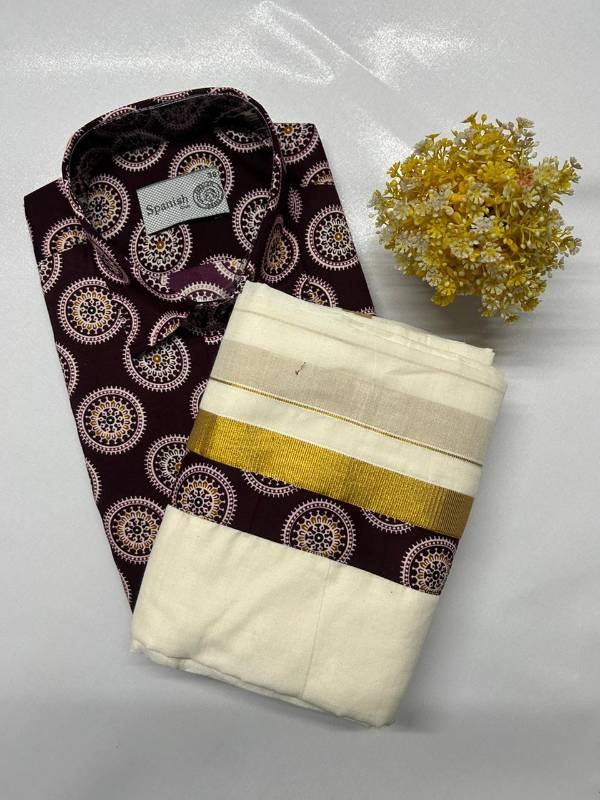 Onam combo Ajark printed model CK07 (27.D)