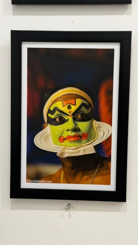 Kathakali facial expression 2 Photo Frame 16 x 11