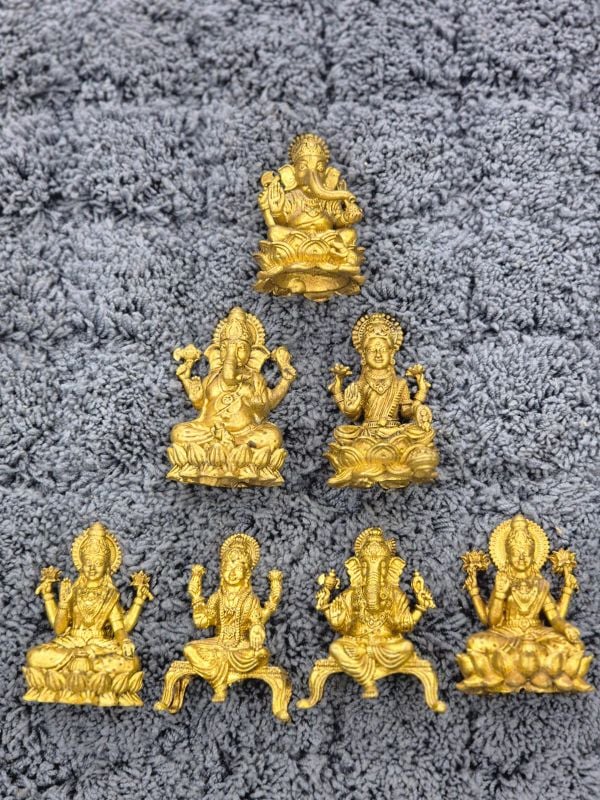 1.4 Inch Brass Miniature Idol