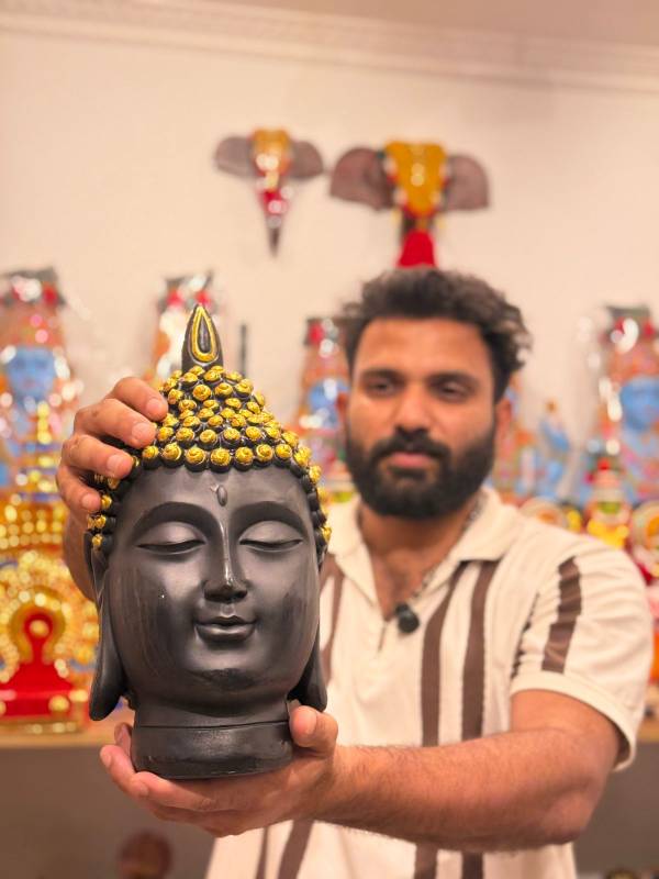 12 inch Buddha Head