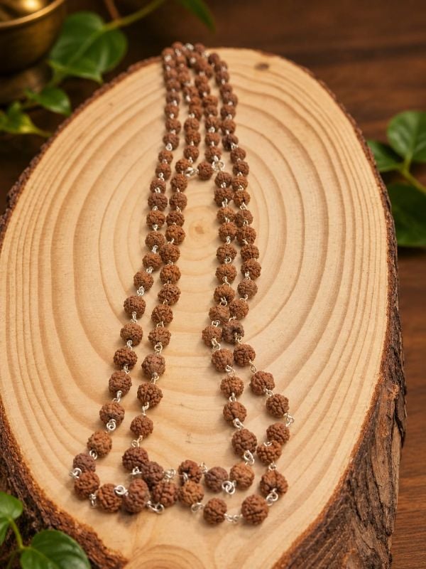 Rudraksha Panchaloha mala