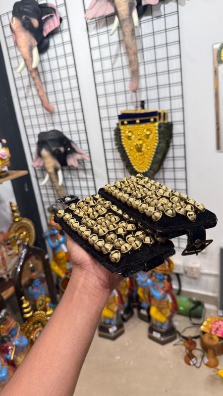 New Black Five layer Chilanka Without Bag for classical dance