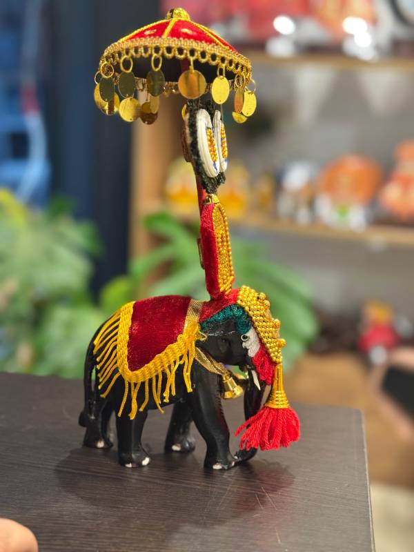 4 inch pooram with Aana chamayam