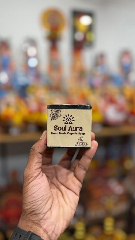 Charcoal Handmade organic soap