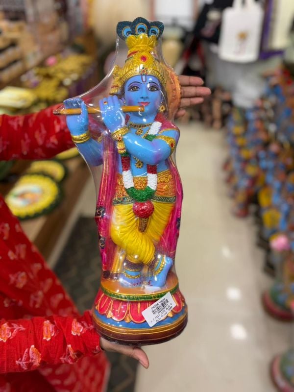 1.7 Feet Cute Blue Rose Krishna