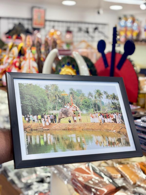 Peruvanam Pooram Photo Frame Model 2