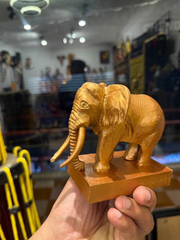 3.5 inch African model elephant miniature