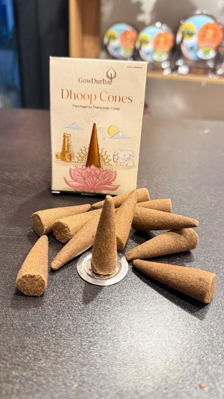 (6 pack) Sambrani Dhoop Cones for pooja