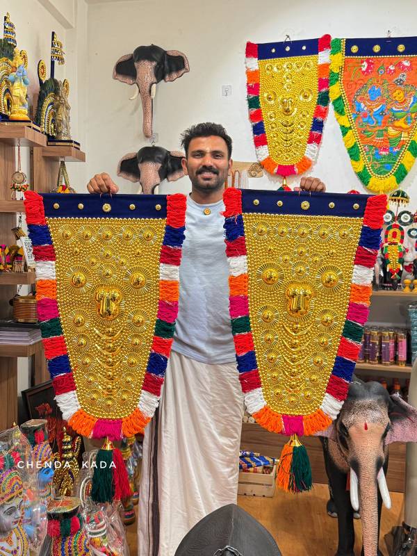 3 feet Traditional Netipattam (Elephant Caparison)
