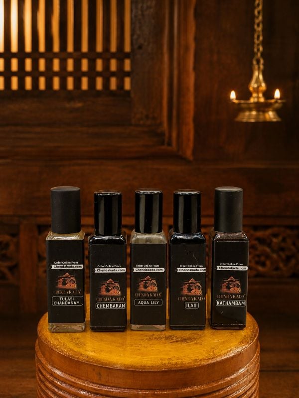 25ml Combo (Chembakam, Aqua Lilly, Kathambam, Ilanji, Tulasi chandanam)