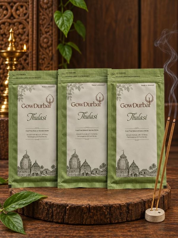 Tulasi flavoured agarbatti Combo for pooja