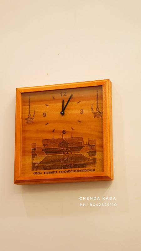 Guruvayur Temple wooden clock