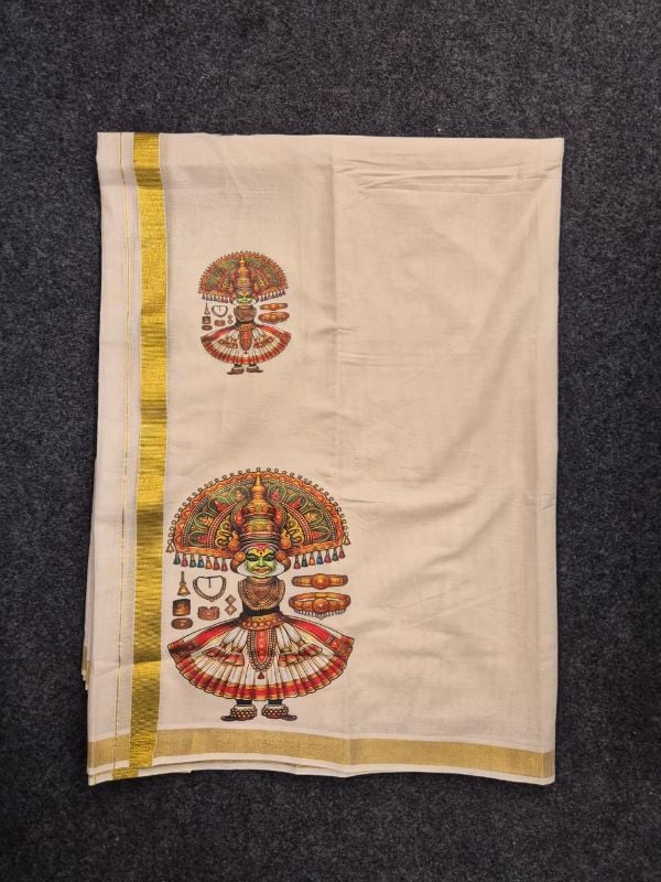 Kasavu Kathakali Mund Model 3