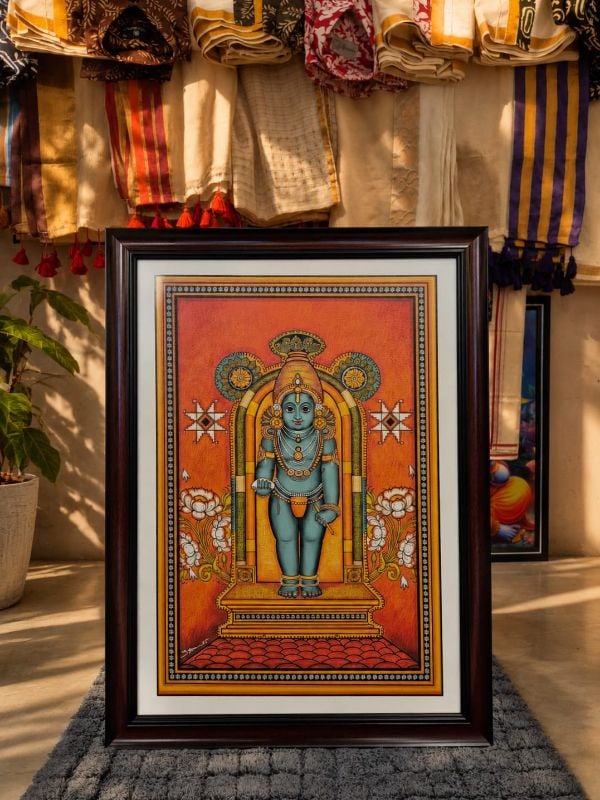 Guruvayoorappan Mural Printed