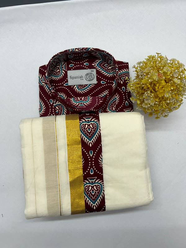 Onam combo Ajark printed model CK21 (29.D)