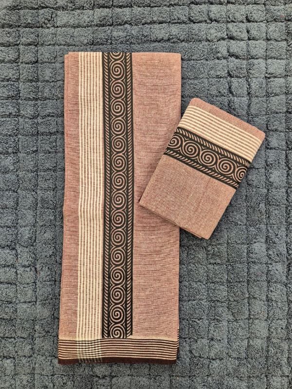 Grey Premium Mundu Model 3