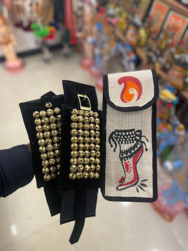 Premium Black five layer Chilanka With Bag for classical dance