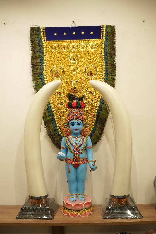 Blue Usha pooja krishnan & Aanakombu Combo (Elephant Tusk)