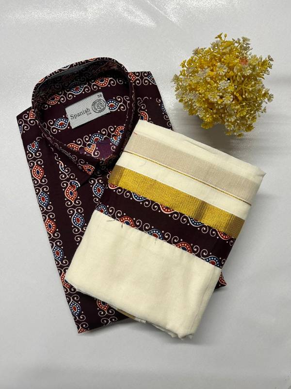 Onam combo Ajark printed model CK08 (23.A)