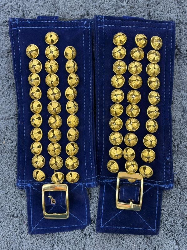 Blue antique three layer chilanka