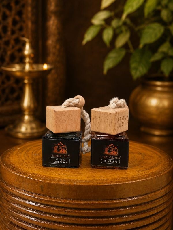 10ml Car Hanging Combo (Kalabha Chandanam and Chembakam)