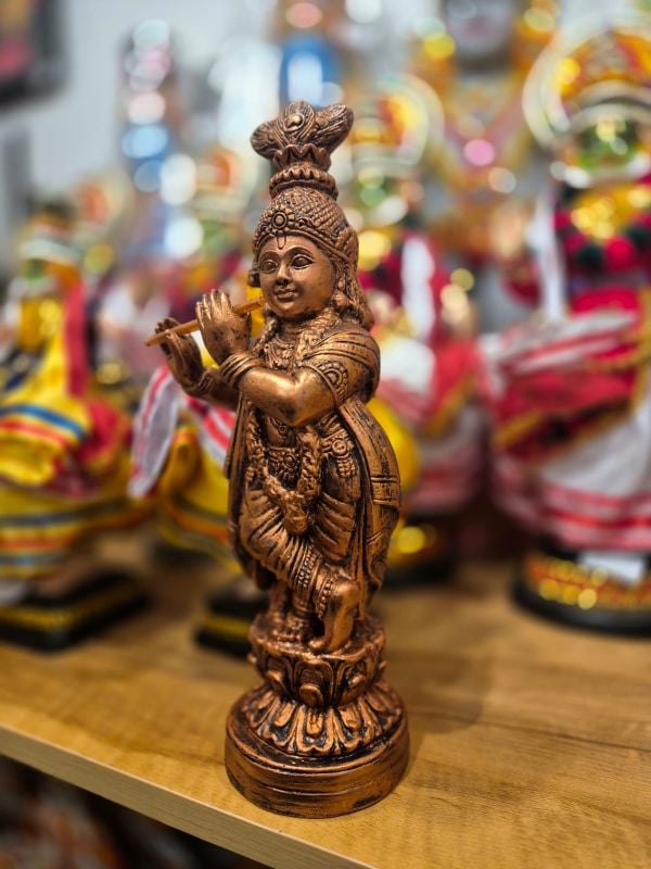 1 feet Cute copper krishna