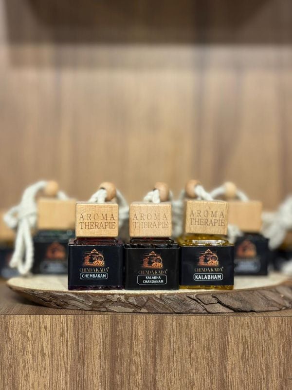 10ml Car Hanging Combo (Kalabham, Kalabha Chandanam and Chembakam)