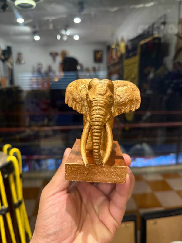 3.5 inch African model elephant miniature