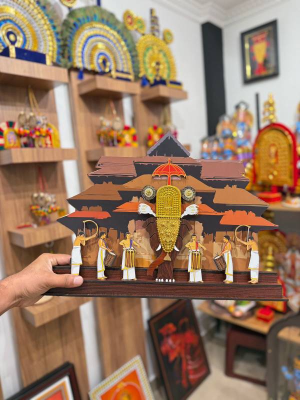13 inch Thrissur pooram  home decor