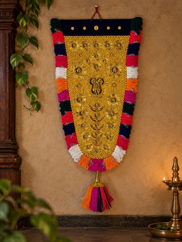 3 feet Traditional Netipattam (Elephant Caparison)